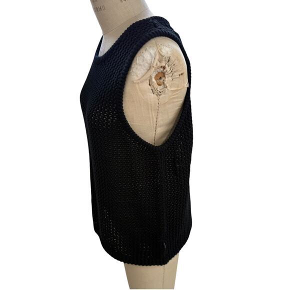 Stussy Mesh Knit Sweater Tank Top O'Dyed Mens Size Small NEW - Picture 5 of 8